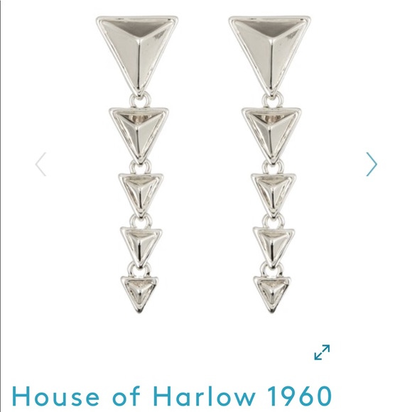 House of Harlow 1960 Jewelry - House of Harlow Graduated Triangle Earrings